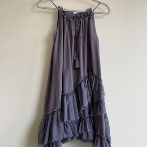 NWT Free People blue airy dress